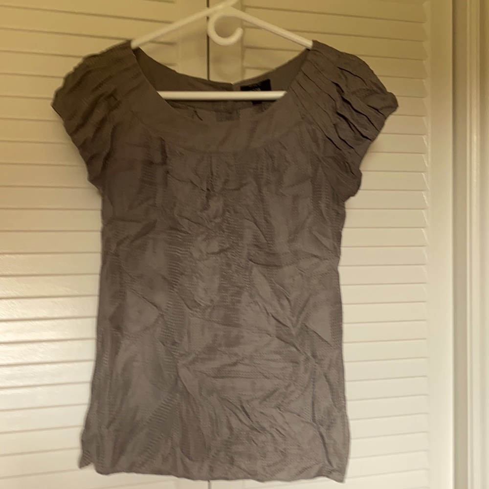 Jacob grey silk blouse